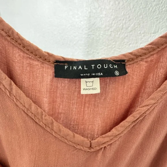 Free People Rust Brown Maxi Jumper - Spaghetti Strap V-Neck - Picture 2 of 2